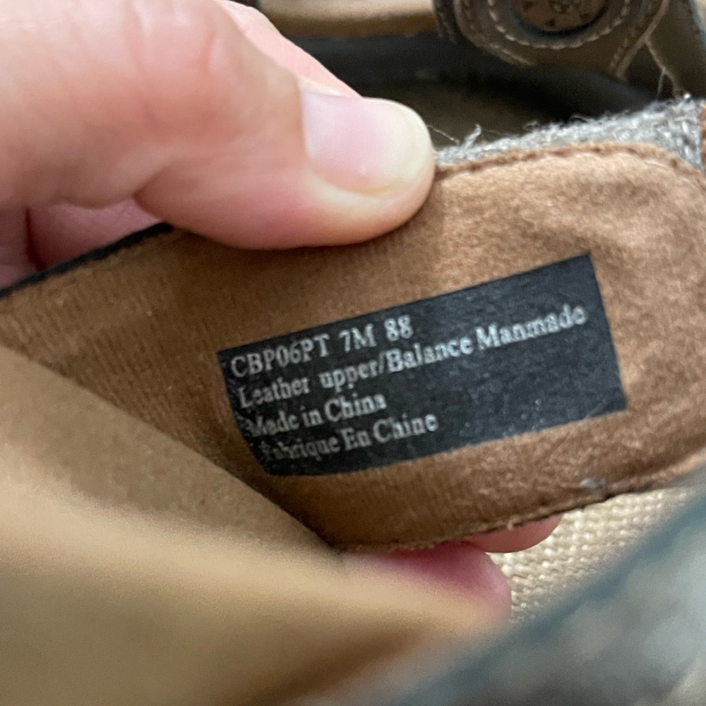 Cobb Hill by New Balance 2 strap brown pewter sandals w7 - Picture 2 of 6